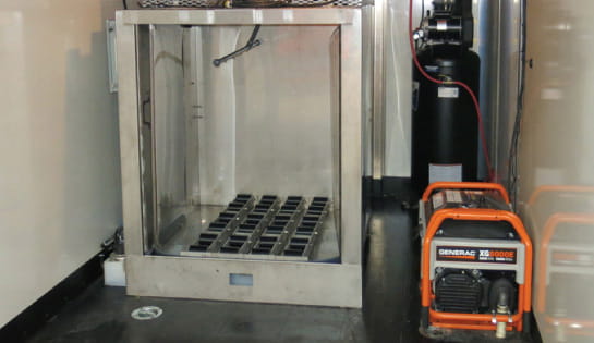 Battery Power Division Cleaning Chamber