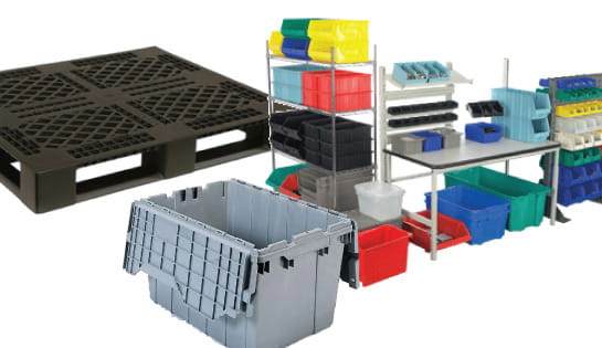 Plastic Pallets Totes and Bins