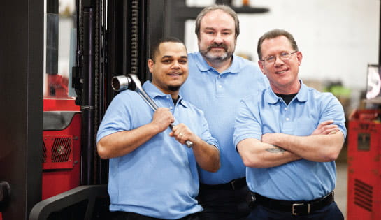 Group of Service Technicians 
