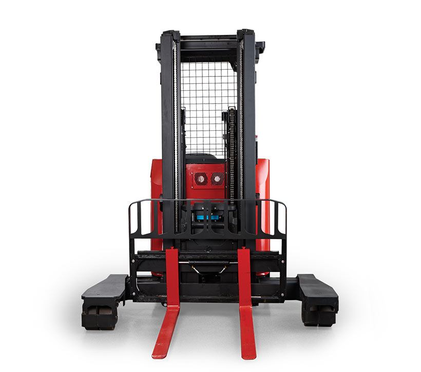 Raymond 7310 4-Directional Reach Truck Front View